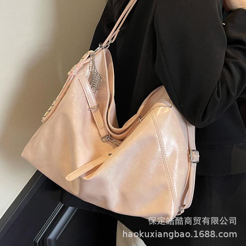 Large Capacity Bag Women's Summer 2025 New Niche Design Single Shoulder Crossbody Tote Bag Multi-functional Backpack