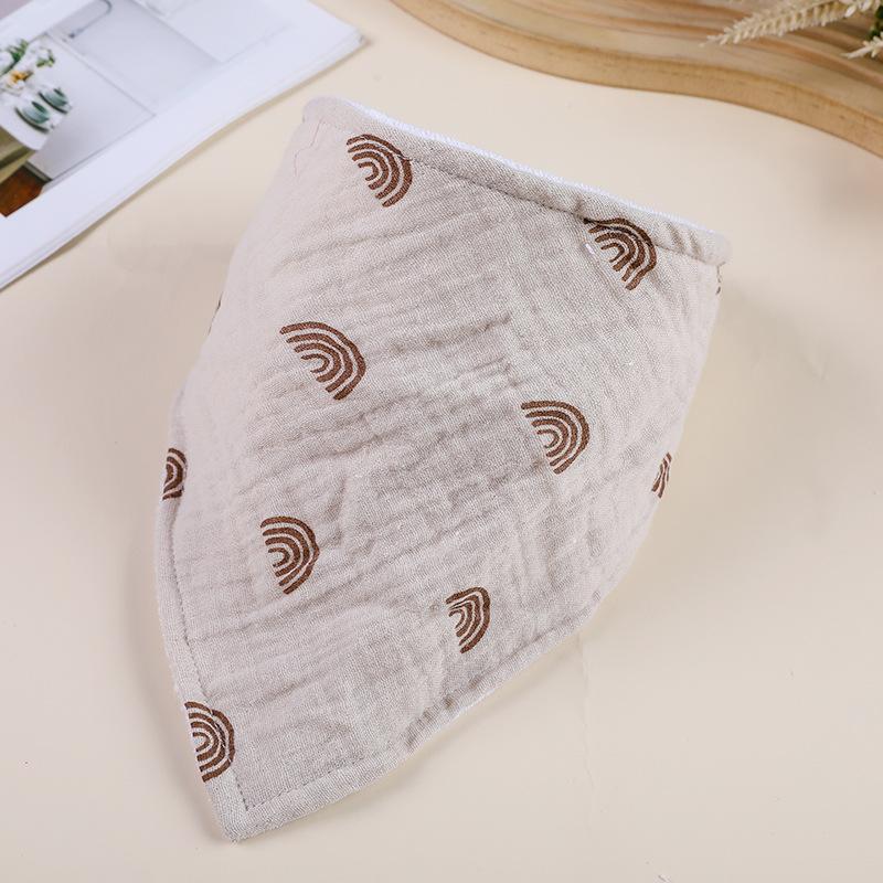 Baby Bibs Infant Cotton Bib Newborn Baby Items Triangle Scarf Feeding Saliva Towel Bandana Burp Cloth Boys Girls Shower Gift