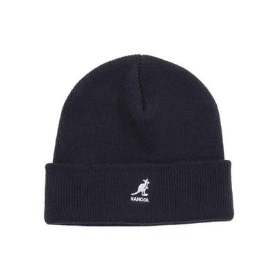 KANGOL Hat Beanie Acrylic Cuff Pull-On 2978BC BLACK