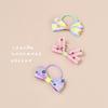 Girls' Floral Embroidered Bow Hair Tie - Sweet Autumn/Winter Style
