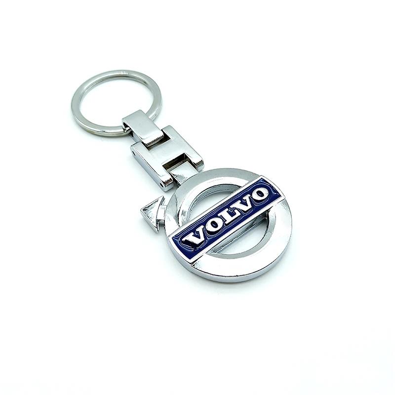 

1Pcs Metal Alloy Leather Car Keychain Suede Pendant Keyring For Volvo XC90 V90 V60 XC60 V40 S80 S60 S90 C40 XC40 V70 XC70 C30