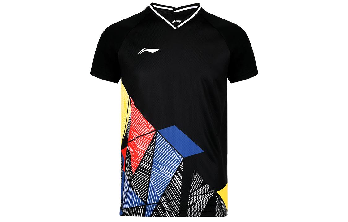 Футболка унисекс из коллекции бадминтона Li Ning Черная AAYR375-3 XL