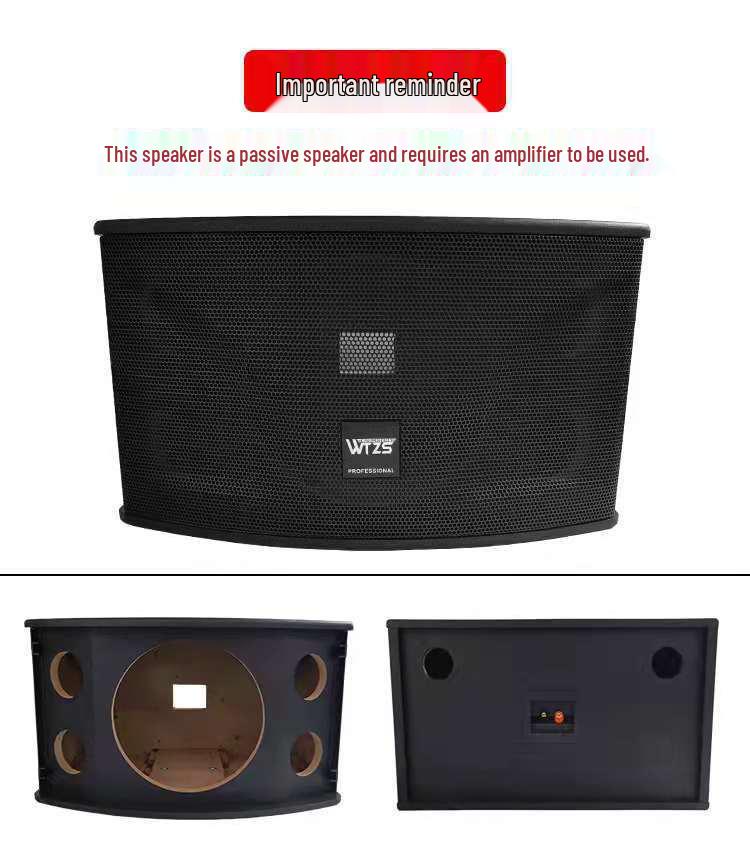 Home Audio KTV 3-Way Speaker Cabinet: 8, 10, 12 Inch Wooden Dance/Meeting