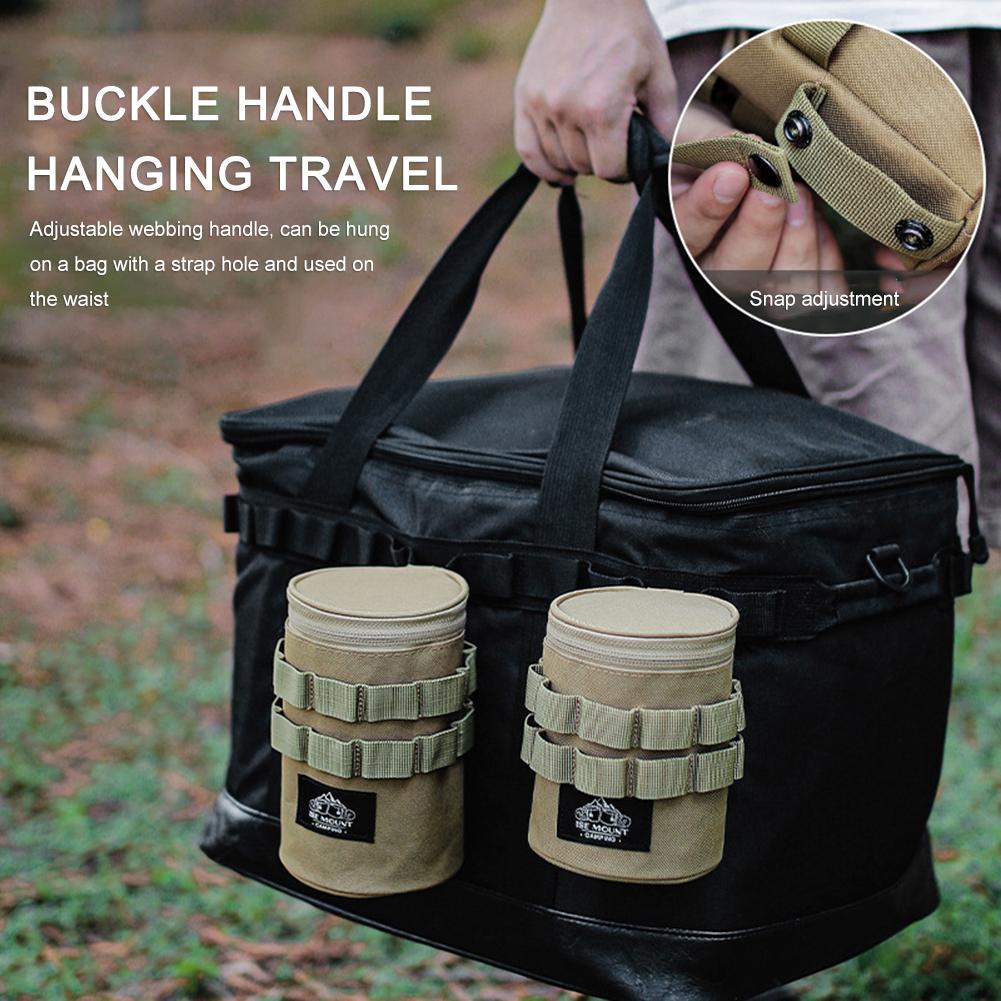 Travel Storage Bag Lightweight Sundries Storage Bag with Hanging Holes Camping Accessory Bag with Handle for Outdoor Travel