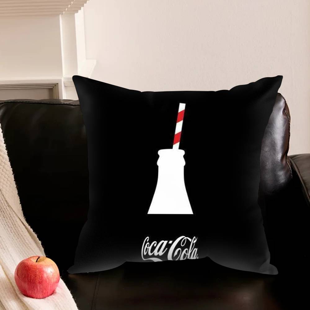 C-Coca C-Cola V-Vintage L-Logo Various Sizes Square Pillowcase For Car Home Bedchamber Decor