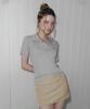Teuwi Lildin Open Collar Short Sleeve Knit