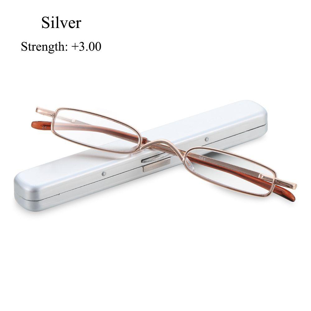 Elderly Mini Portable Slim Small Eyewear Vision Care Resin Lens Reading Glasses