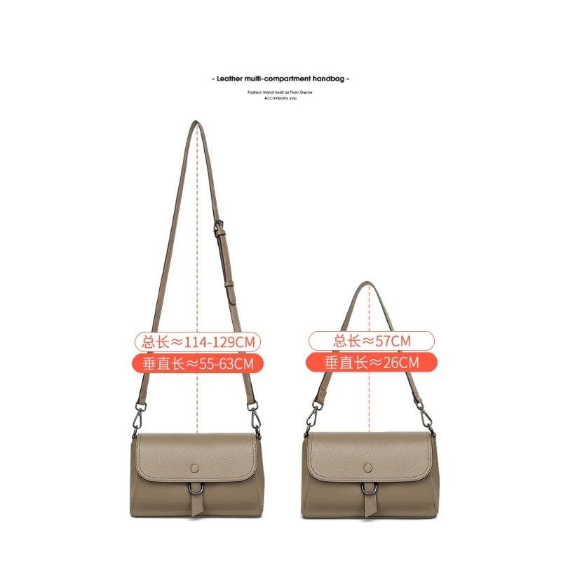 2026 Casual genuine leather crossbody bag new trendy and fashi women'sversatile shoulder bag large capacity handag as gift
