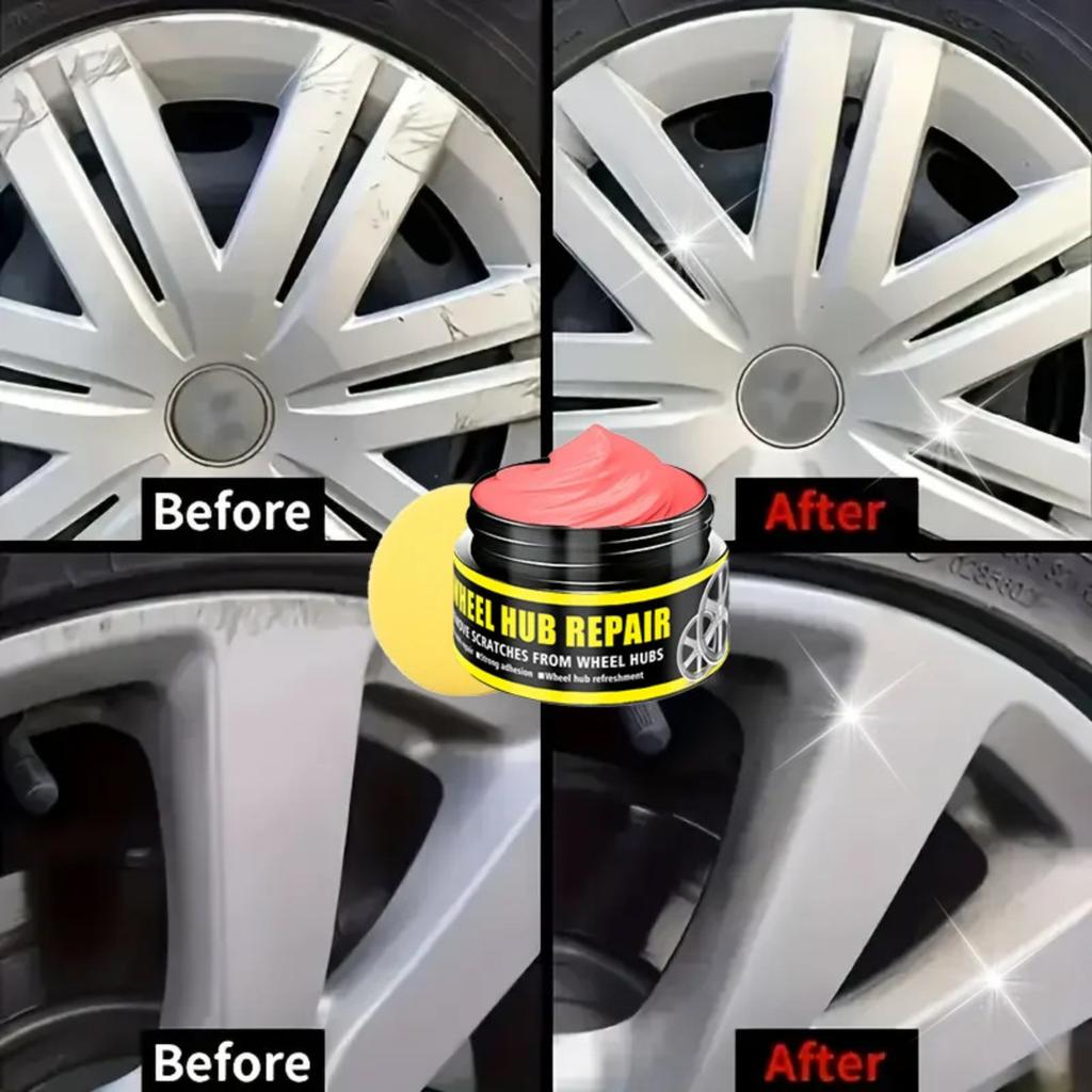 Universal Wheel Repairs Kit, Alloy Wheel Scratch And Wear Repairs Agent, Oxidation Protections Paste