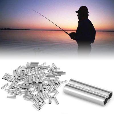 High Quality Oval Double Copper Tube Line Crimping Sleeves Fishing Wire Tube Stainless Steel