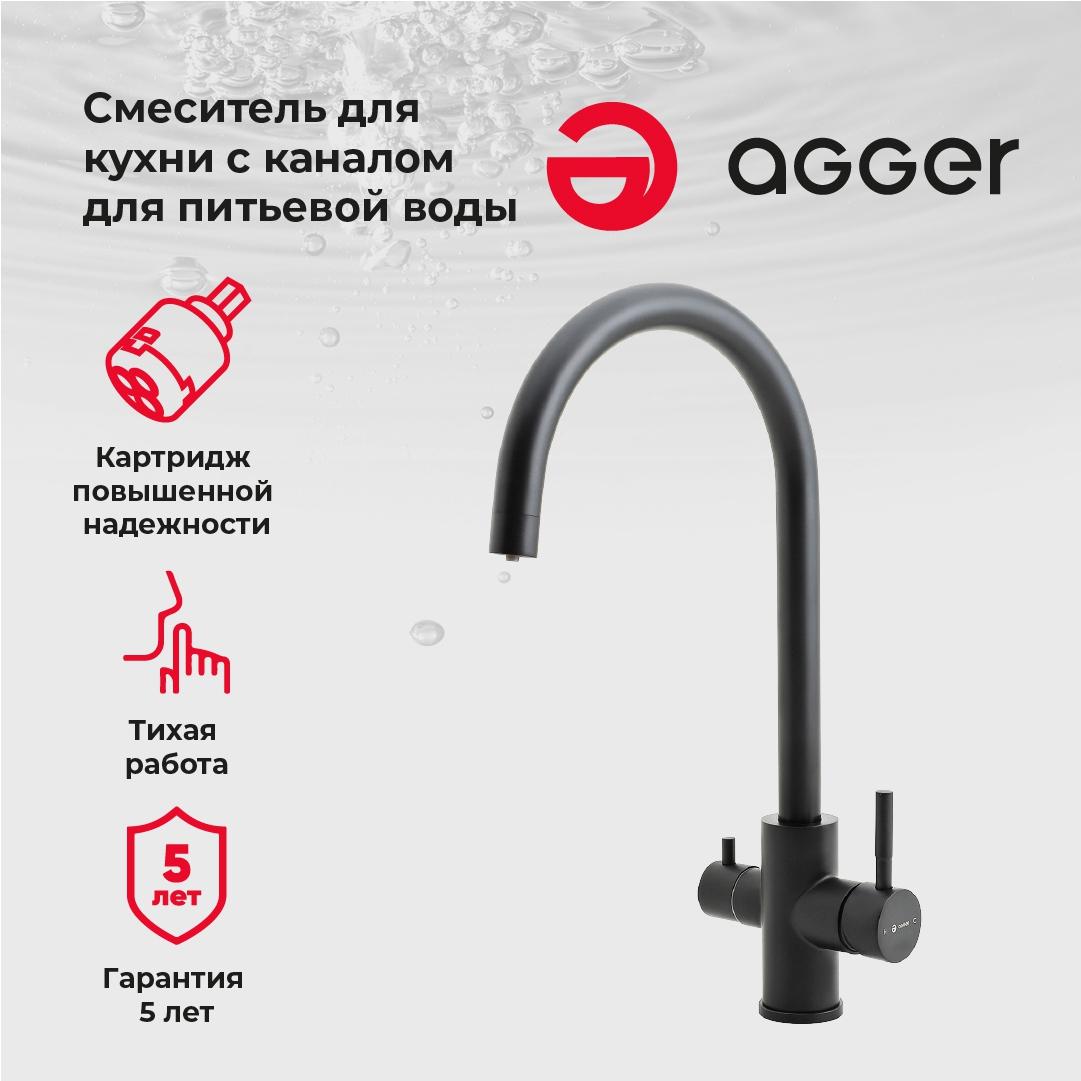 

Kitchen Faucet Agger A0700744 Zest With Pit Channel Water