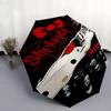 1pc Slipknot Hello KittyOpen/Close Umbrella-Windproof, Compact Travel Umbrella, Sturdy 8-Rib Shaft1113