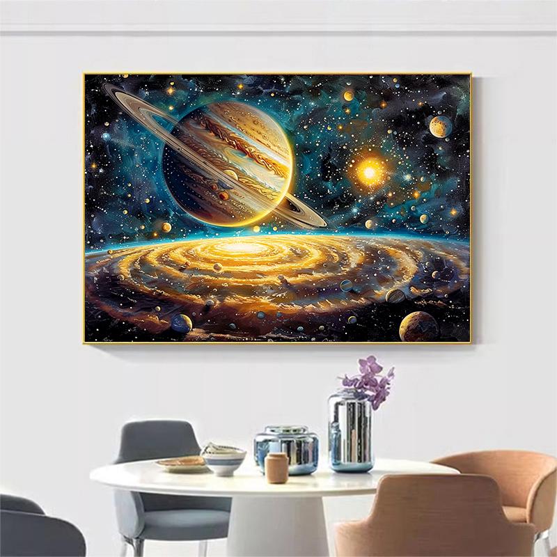 5d DIY Diamond Painting Cross Stitch Star Galaxy Scenery Handicrafts Diamond Embroidery Mosaic Full Round Drill Home Decor
