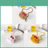 Hello Kitty Cartoon Plush Mini Crossbody Bag For Kids With Zipper Closure