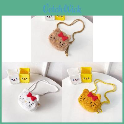 Hello Kitty Cartoon Plüsch Mini Umhängetasche Für Kinder Mit Reißverschluss
