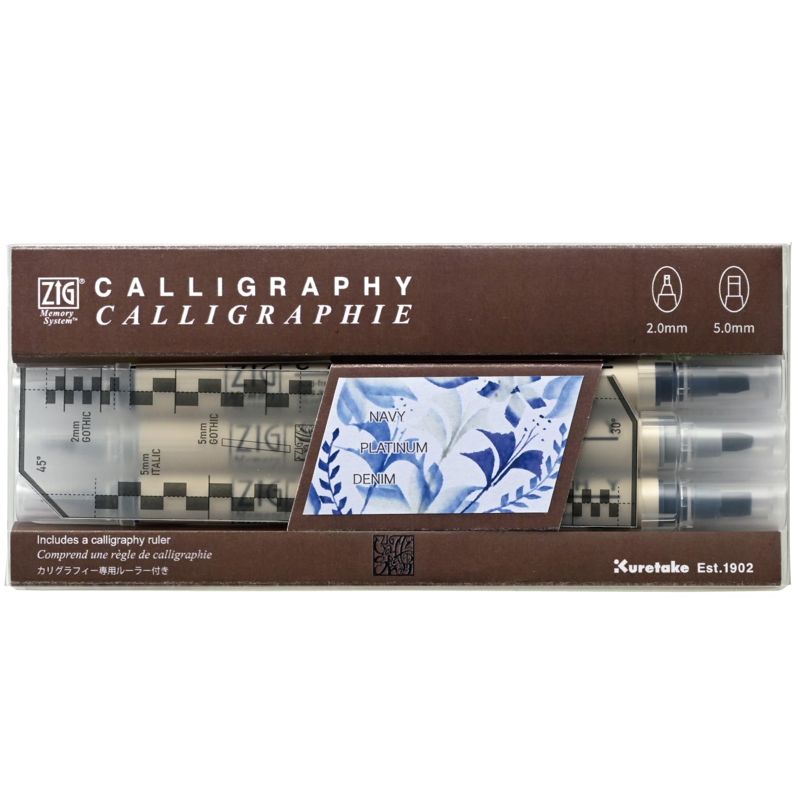 

Kuretake ZIG Memory System Набір для каліграфії 3 кольори MS-3400/3VPB