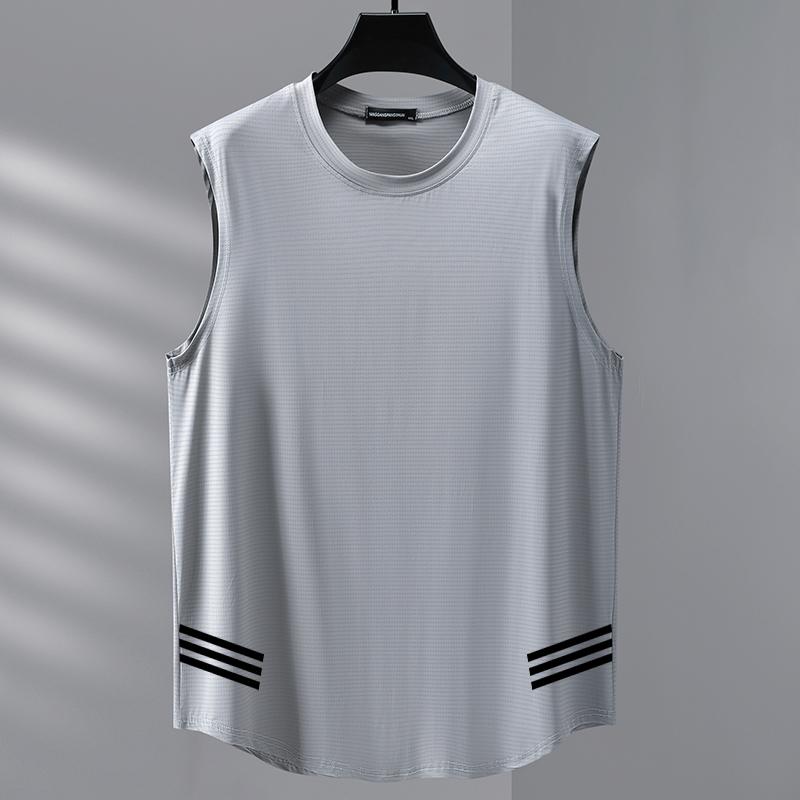 Taglie Forti 4XL-10XL T-shirt Oversize Senza Maniche da Uomo Top Estivi T-shirt Casual Abbigliamento Estivo