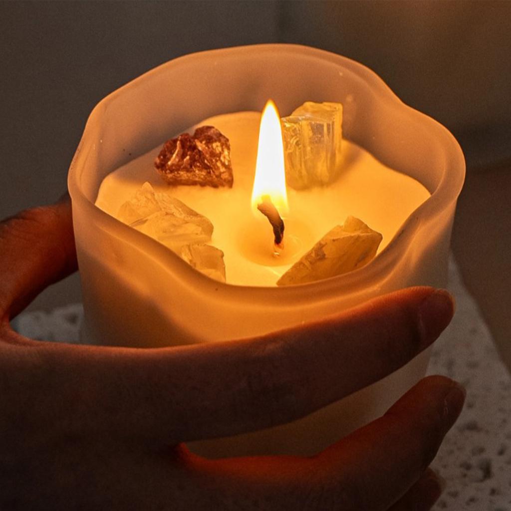 1Pc Smokeless Soy Wax Scented Candle - Subtle Fragrance for Valentine's Day Party Favors & Indoor Ambiance