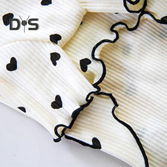 Haine pentru câini pentru câini de talie mică, mijlocie, pisici, vară, toamnă, cu imprimeu inimă, cămașă pentru cățeluș, mânecă lungă extensibilă, ținute pentru animale de companie pentru chihuahua schnauzer