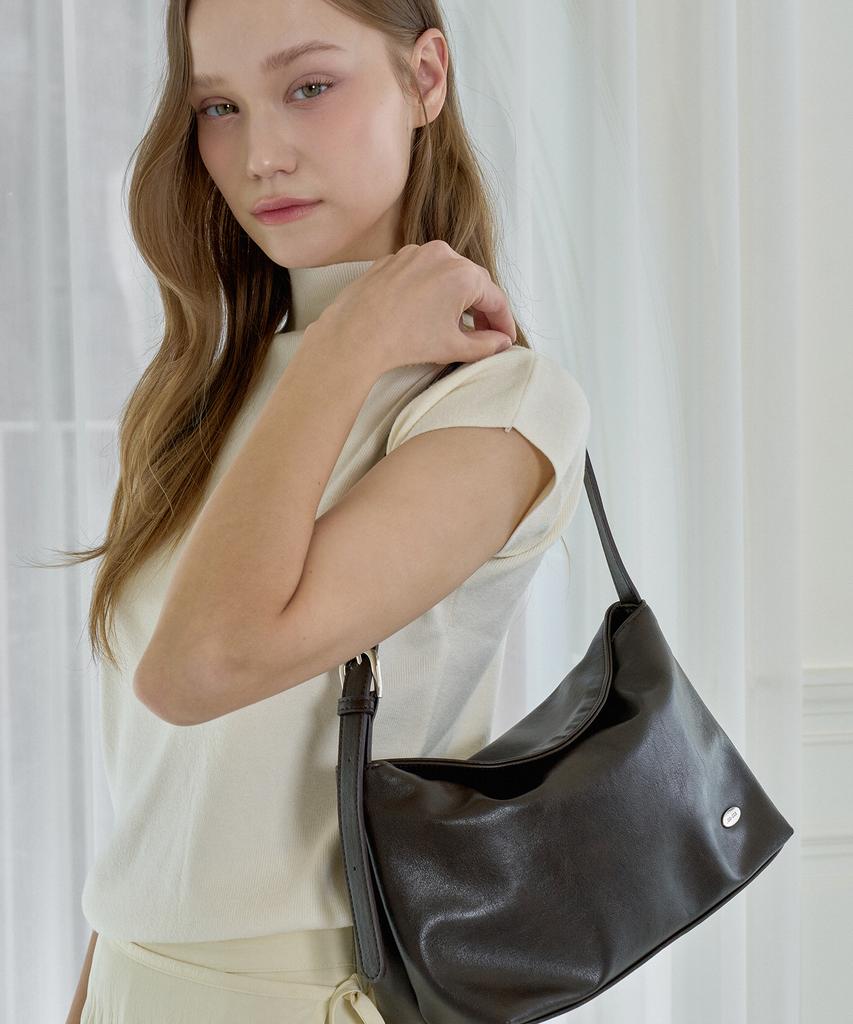 Gocce Evelyne Shoulder Bag_Dark Brown Gn201K