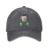 Vintage Freaky DepartUnisext Funny Cat Meme Baseball Cap Unisex Women Distressed Cotton Snapback Hat  Outdoor Summer Hats Cap