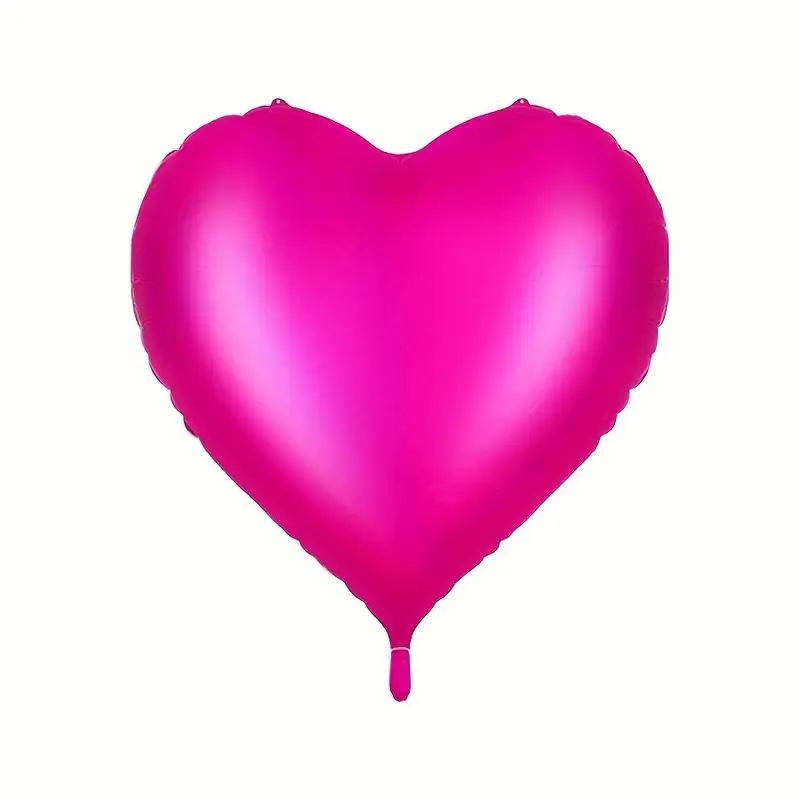

Сверхбольшое сердце из алюминиевой фольги 63 дюйма One Size горячий розовый