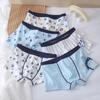 Boys' Pure Cotton Boxer Shorts - Breathable, Comfortable Underwear for Kids (Middle to Large) - Summer Style
