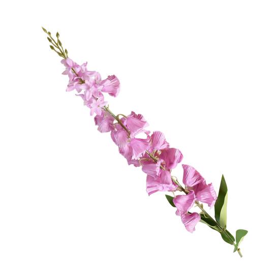 Artificial Lily of The Valley Faux Bell Orchid Bouquet with Long Stem for Vase Home Garden Wedding Party Table Centerpiece