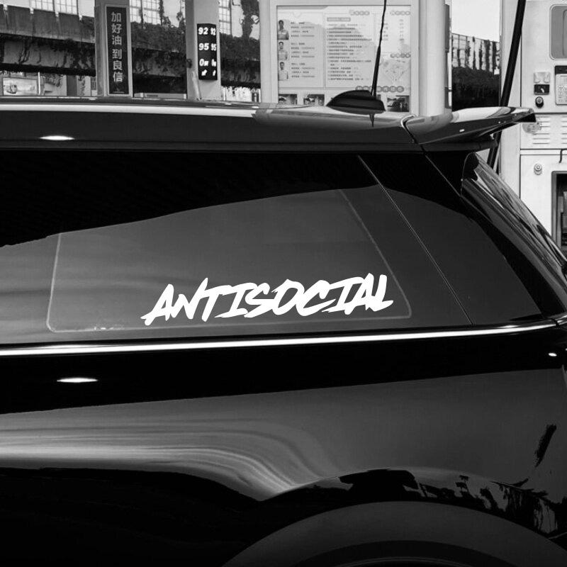 "Antisocial"Stickerscoolfashion Stickers With High Quality Sticker For Cars Trucks Motorcycles Laptops!