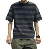 2026 New Summer Men's Round Neck Short-sleeved Korean Style Youth Trend Striped Fashion Casual Cotton Loose T-shirt Large Size