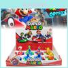 Super Mario Pull-back Kart Toy Model Display Box Interactive Racing Car For Kids