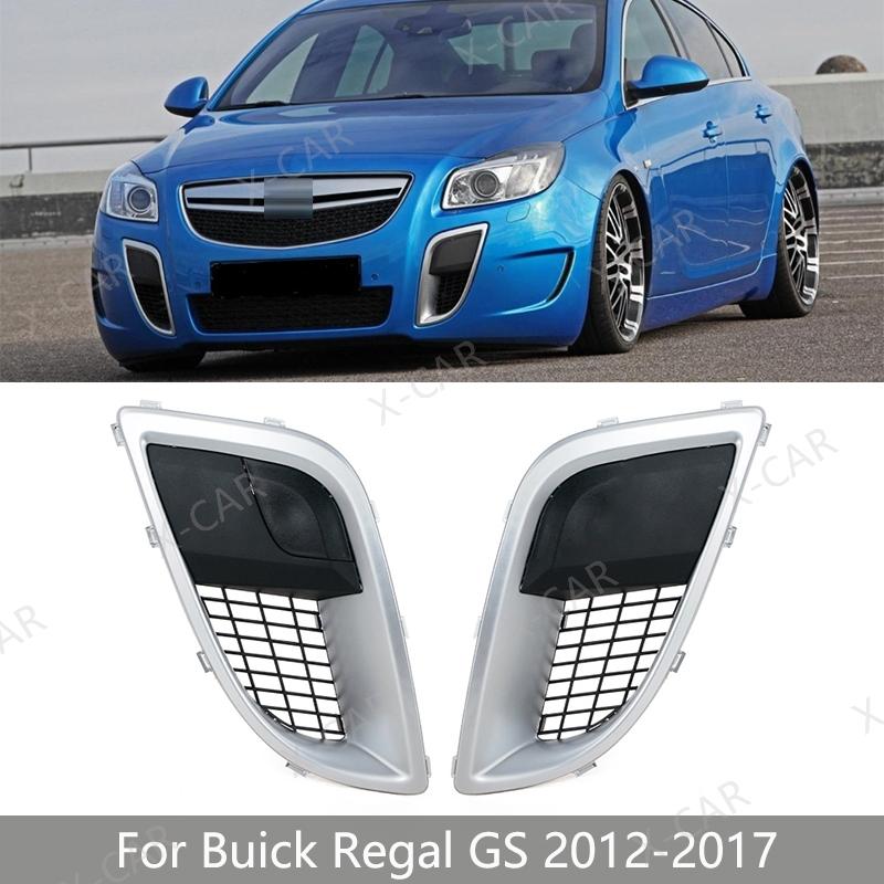 For Buick Regal GS 2012 2013 2014 2015 2016 2017 Front Bumper Fog Lamp Foglight Frame Cover Shell Grille Cap Hood Lid Bezel