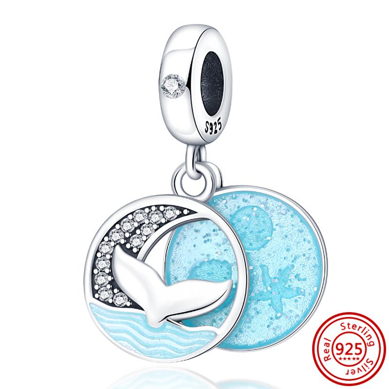 The Latest 925 Sterling copper Butterfly Flower Series Original Charm Fashion Bead Pendant Is Suitable For Girls To Make Gifts