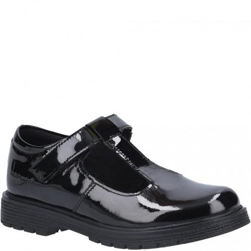Hush Puppies Girls Gracie Leather School Shoes