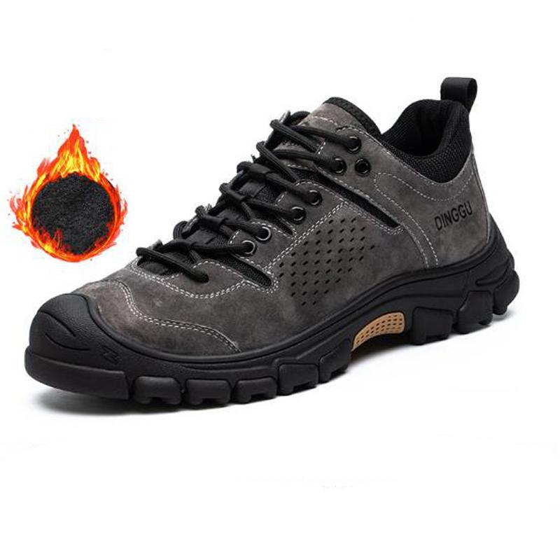 

Обувь для защиты труда мужская противоударная противопрокольная дышащая легкая износостойкая стальная безопасная работа лето осень D50 38