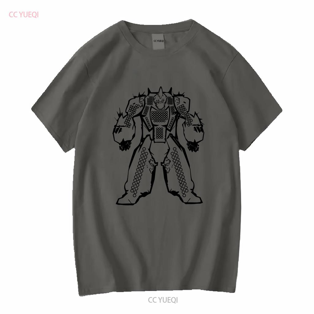 Battletech Mechwarrior Mech Schadenstabelle T-Shirt Vorder- und Rückseite Rüstungsklasse 10 Handgemacht s für Gamer Cool Robot Vintage Gewaschen