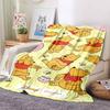DIY Personalized Name Blanket, Pooh Bear Theme, Soft and Comfortable, Suitable for All Seasons, A Special Gift.
