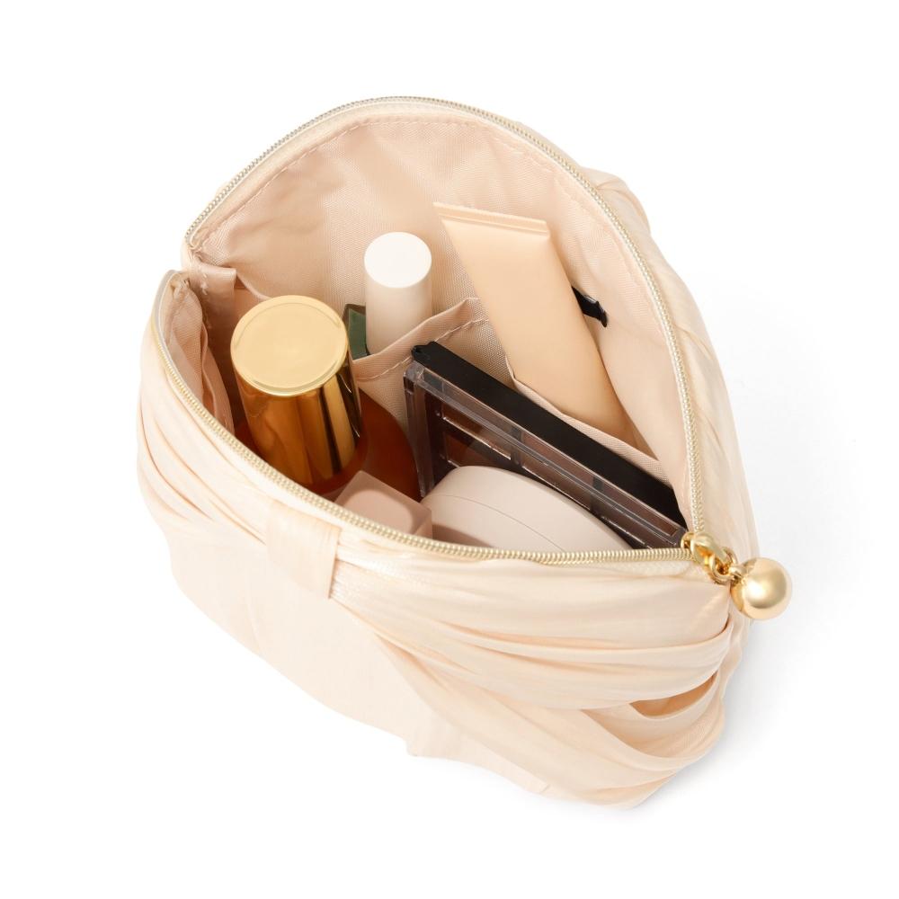 Franc Franc Japan Chiffon Ribbon Pouch L Ivory