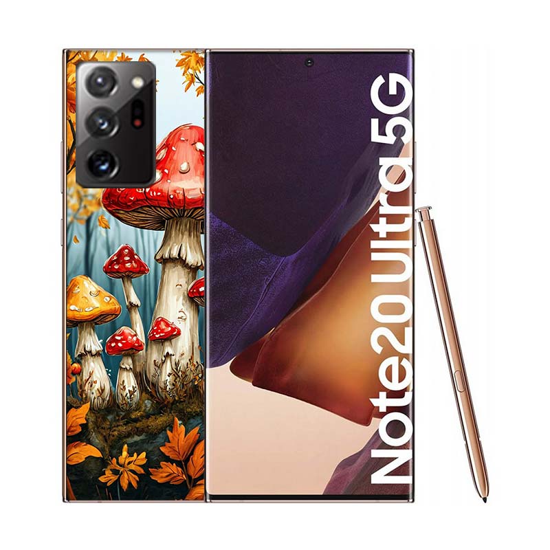 Colorful Mushroom Phone Case for Samsung A55 A35 A25 A15 A07 A05S A16 A17 A26 A36 A37 A56 A57 Galaxy Note 20 10 A50S A71 A51 A31
