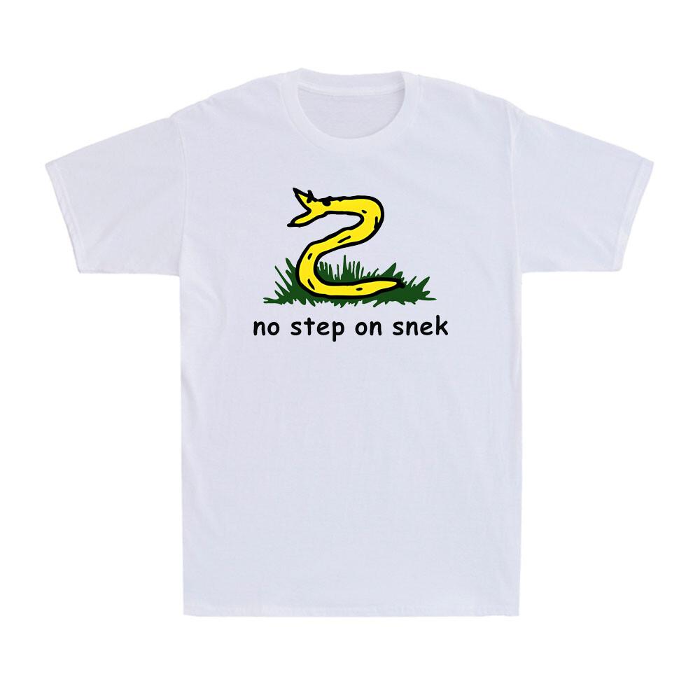 No Step On Snek Funny Gadsden Flag Snake Novelty Vintage Unisexs TShirt