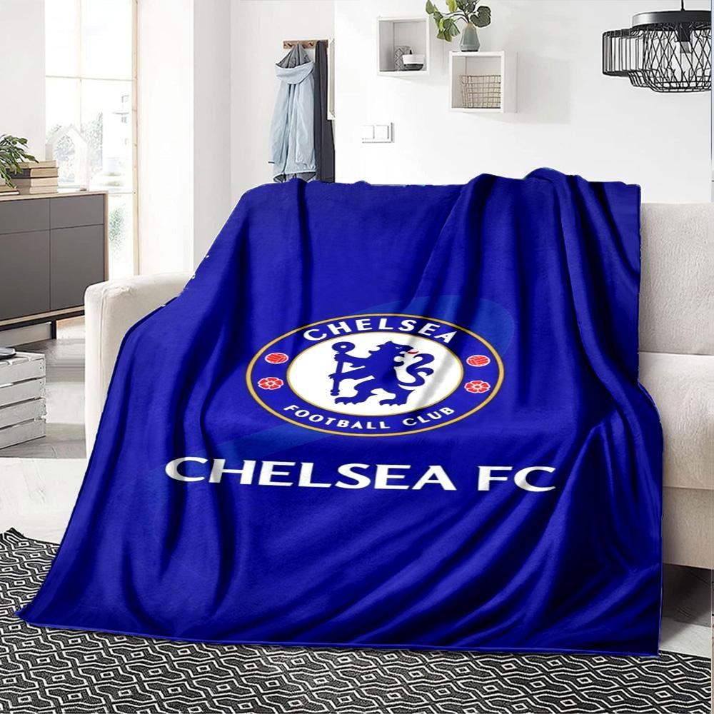 Chelsea Fc Football Player Blanket Warmthful Decor Suitable for Bedding Office Chair Sofa for All Seasons Stylish Decor