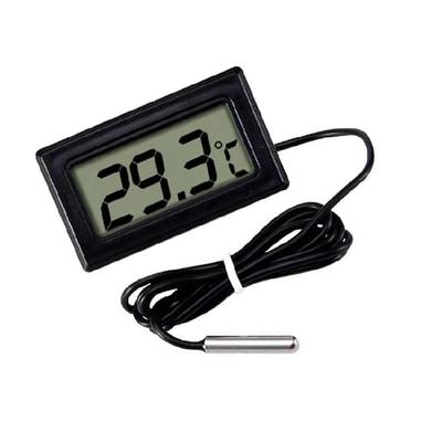 LCD-Display-Thermometer mit Sonde, digitales Temperaturmessgerät für Kühlschrank, Aquarium und Gefrierschrank