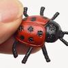 20Pcs Simulation Ladybugs Mini Plastic Eco-Friendly PVC Durable Bright Mini Garden Micro Landscape Party Decoration