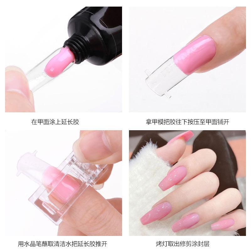 Special For Nail Art Crystal Nail Mold Fixing Clip, Crystal Glue Clip, Quick Crystal Extension Glue Setting Clip.