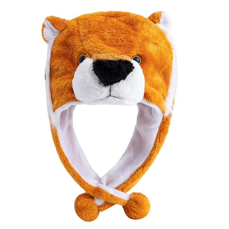 New Style Unisex Funny 3D Animal Style Decorative Hat Mischievous Couple Cap For Man Women Plush Winter Lovely Family Hat