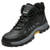Men's Steel Toe Safety Shoes, Anti-Smash, Anti-Puncture, Non-Slip, with Cotton Lining for All Seasons' Comfort
