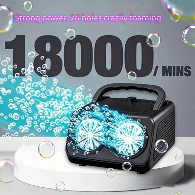Tragbare automatische Doppel-Blasenmaschine für Hochzeiten und Feiern