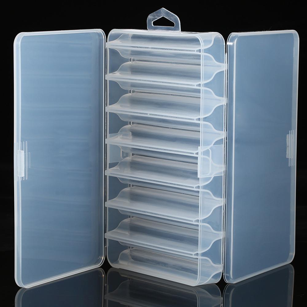 2PCS 14 Compartments Fishing Tackle Box Double Sided Fishing Bait Box  for Outdoor Fishing
