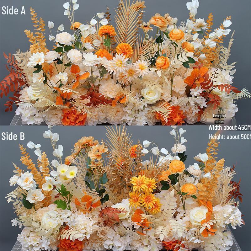 Large Silk Eucalyptus Floral Aisle Decoration for Weddings