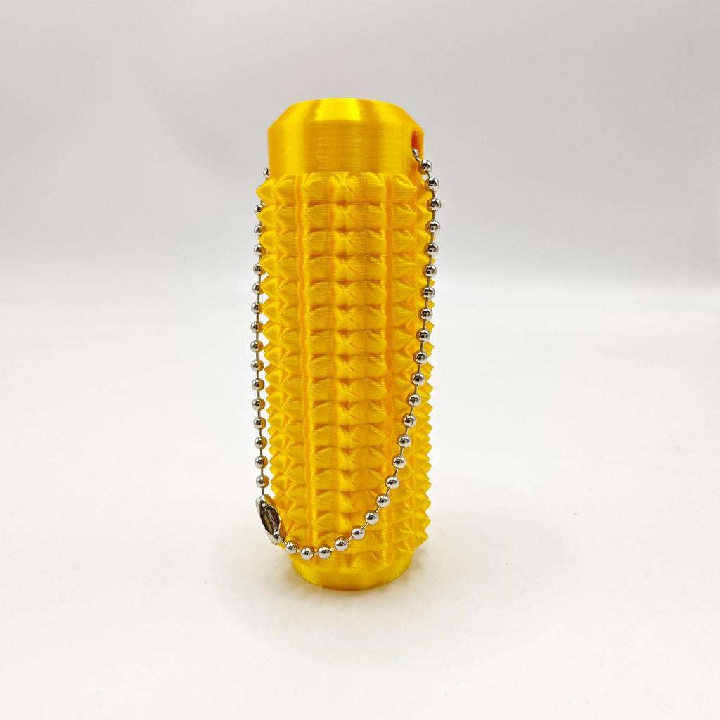 Pain Stim Fidget Anxiety Relief 3D Printed Spiky Grippie Stim Keychain for Stress Relief & Focus, Novelty Gift for Adults & Teen